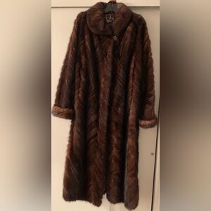 Mink fur coat